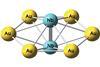 Niobium-gold compound showing the niobium triple bond