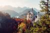 A photograph of Neuschwanstein castle, Bavaria