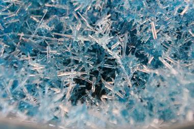 Epsom salt crystals