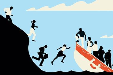 Jumping off boat