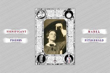 An image showing a framed portrait of Mabel FitzGerald