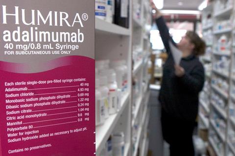 Humira in a pharmacy